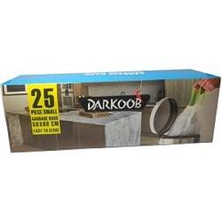 دارکوب کیسه زباله بنددار 25ع کوچک60*50